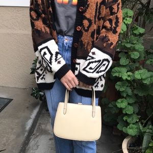 Vintage cream Gucci leather purse